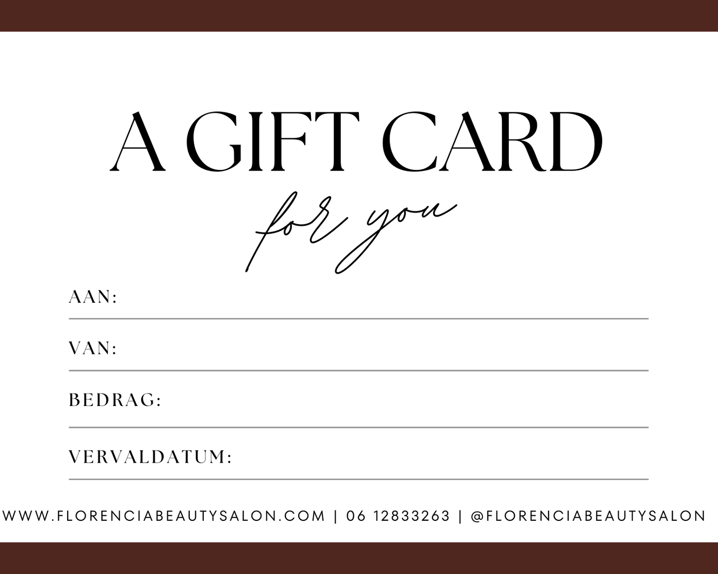 Cadeaubon - Florencia Beautysalon