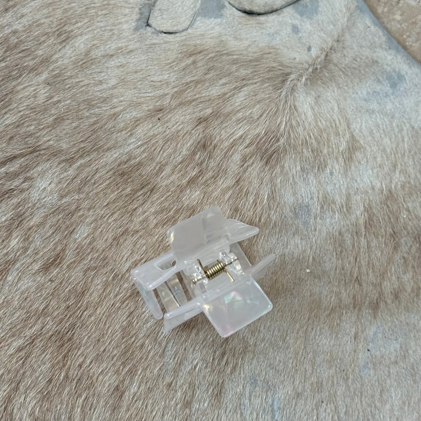 Haarclip medium - Wit