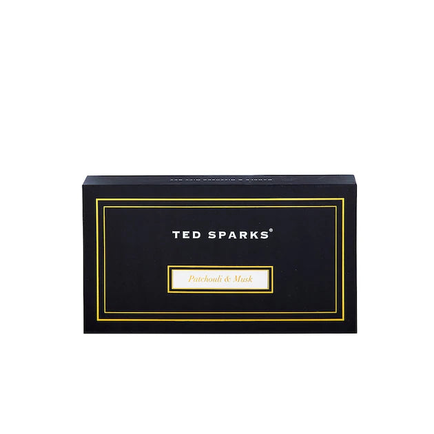 TED SPARKS – Candle & Diffuser Gift Set M – Patchouli & Musk